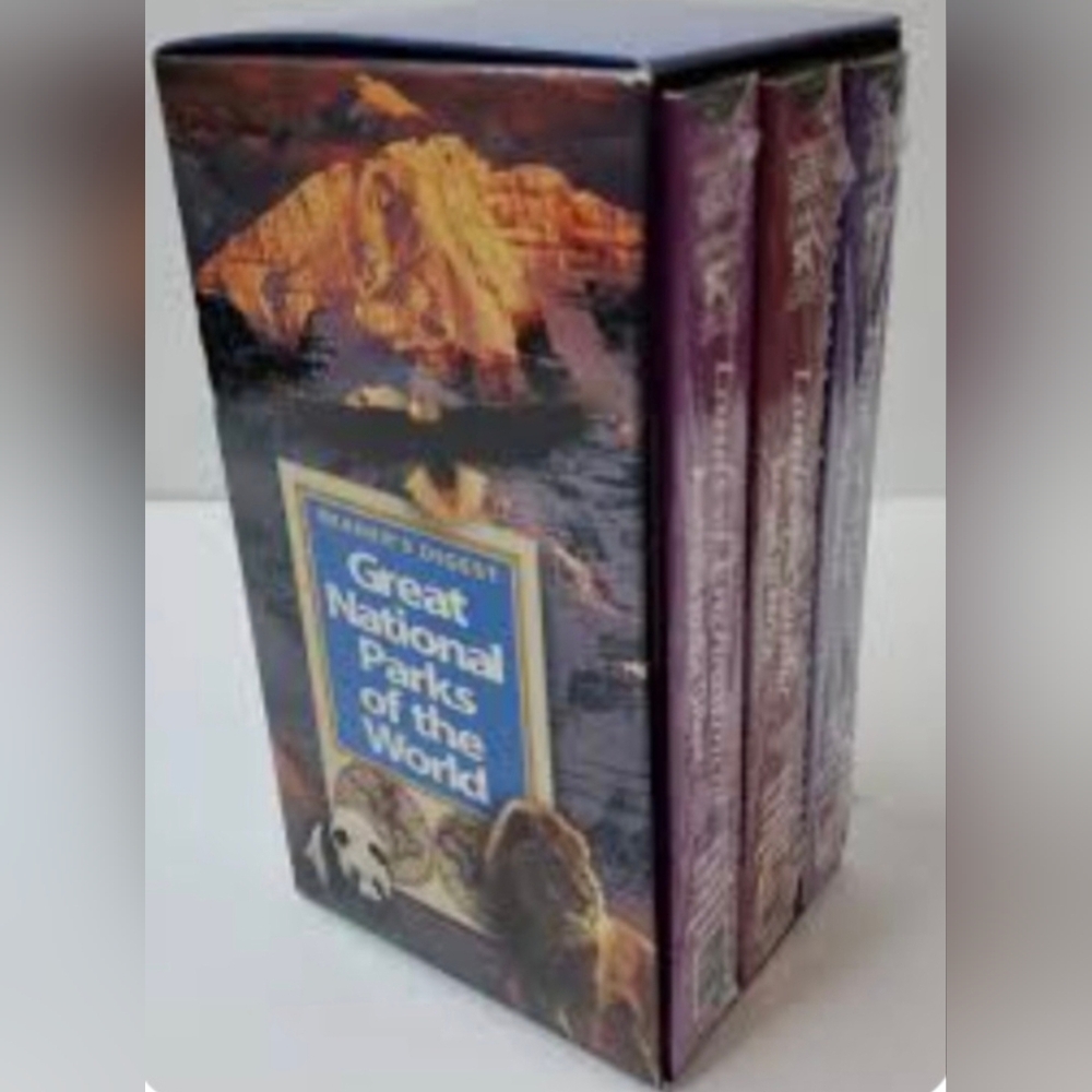 🦍 Reader's Digest Great National Parks of the World Box Set - 3 Vhs Tapes